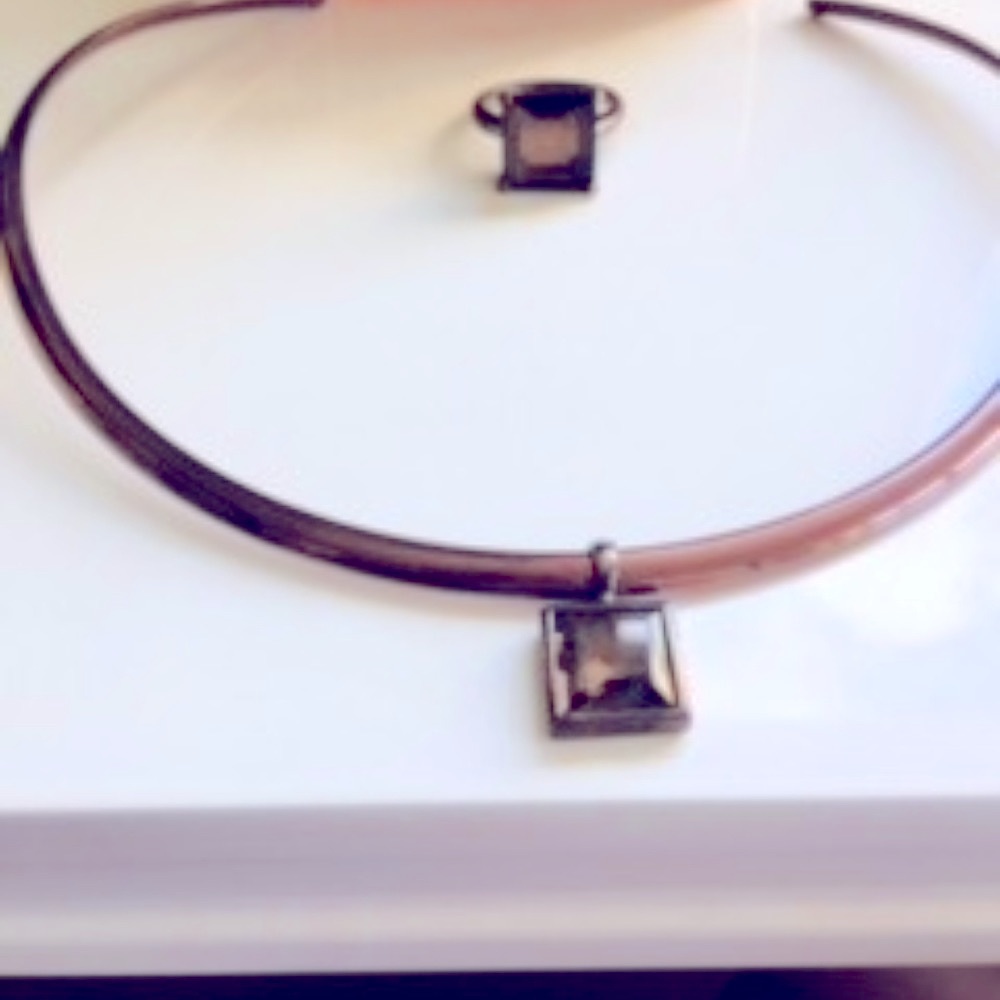 Chocolate Hues of Smokey Quartz Necklace and Ring Set🌻🌻